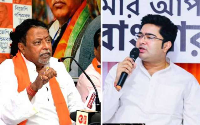 মুকুর 'মেড ইন চায়না চাণক্য'। কাঁচরাপাড়া দখলের পর কটাক্ষ অভিষেকের।