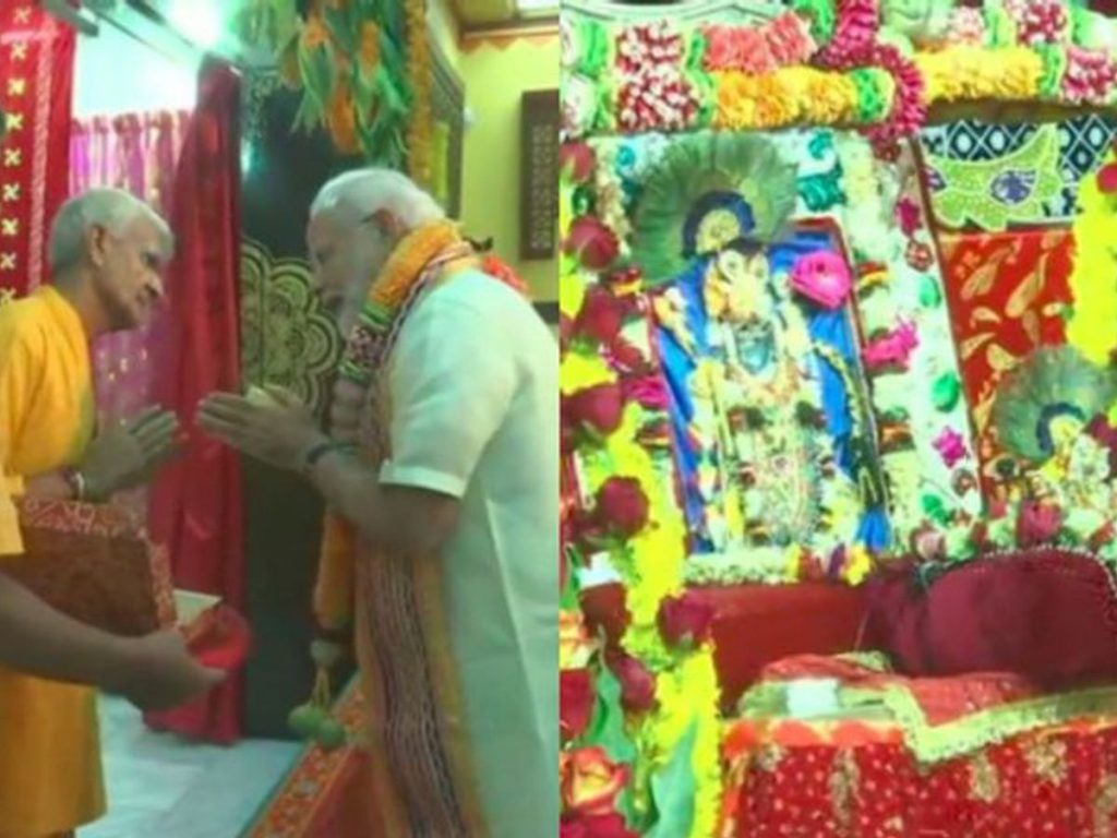 বাহরিনে ২০০ বছরের পুরোনো কৃষ্ণ মন্দিরের পুননির্মানের সূচনা করলেন নরেন্দ্র মোদী। বাহরিনে ২০০ বছরের পুরোনো কৃষ্ণ মন্দিরের পুননির্মানের সূচনা করলেন নরেন্দ্র মোদী।