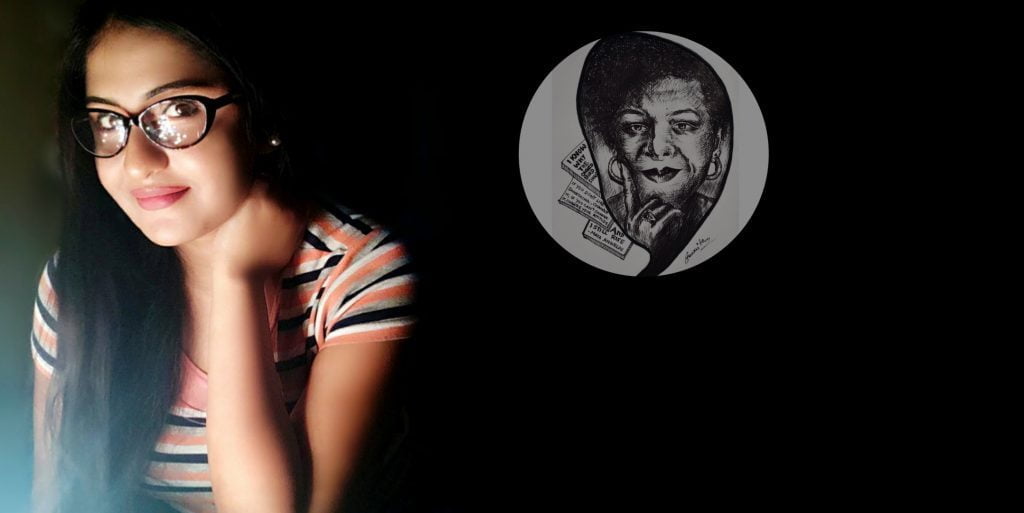 tribute to us poet Laureate maya angelou from famous artist soumita saha