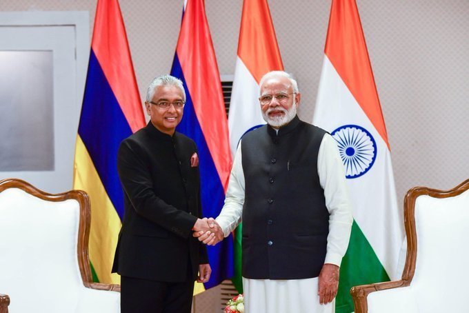 Pravind Jugnauth and namo