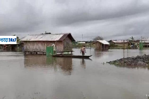 ভয়াবহ বন্যা ভাসছে অসমের ৫টি জেলা, সঙ্গে বাড়ছে সংক্রমনের প্রকোপ