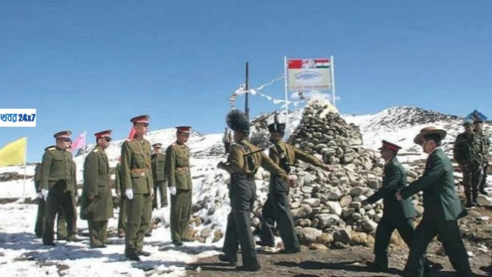 chinese indian army face off