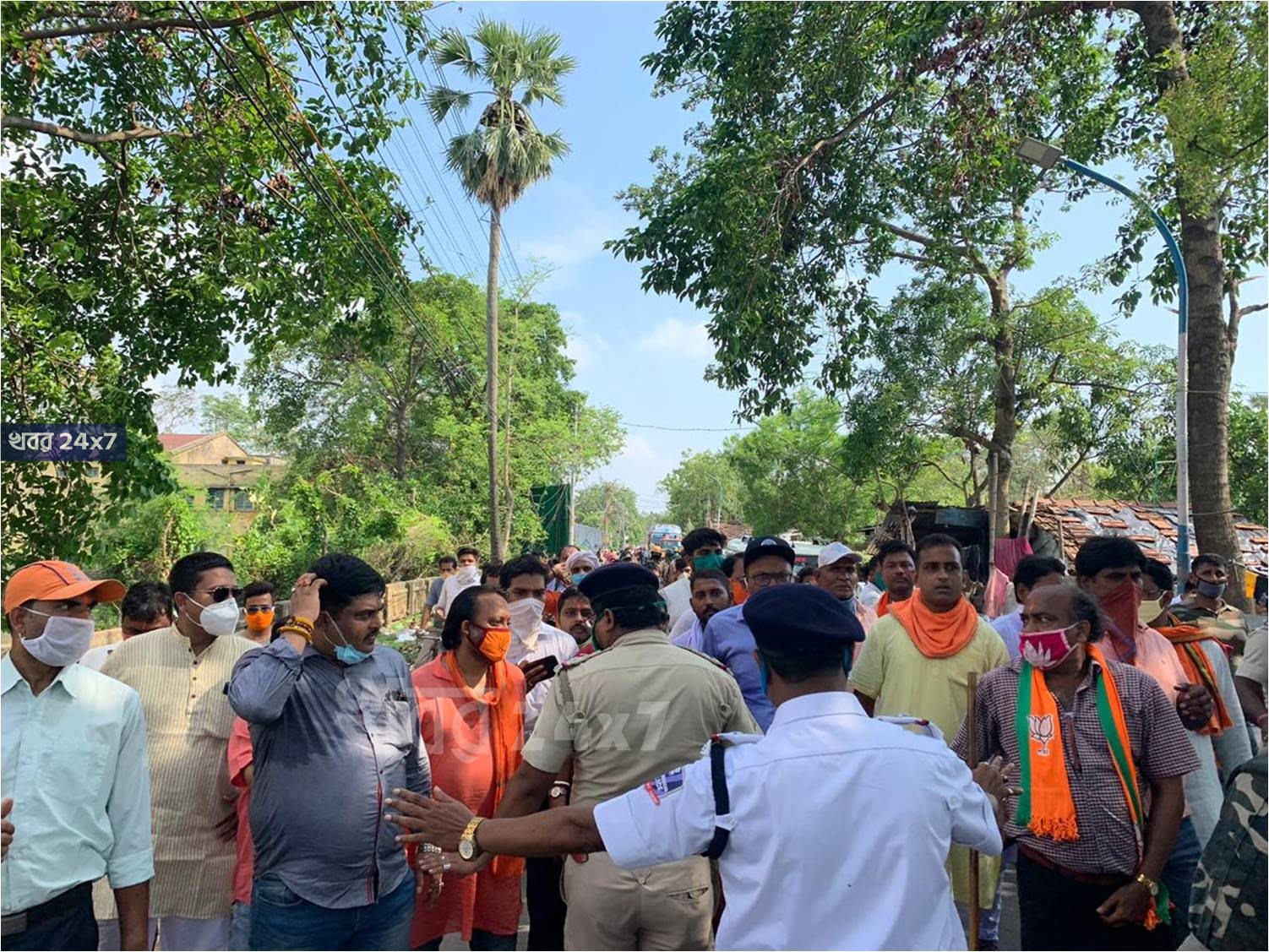 sayantan basu protest