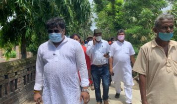 নিহত বিজেপি কর্মীর বাড়িতে দলের সাধারণ সম্পাদক সঞ্জয় সিং, আঙুল তুললেন শাসকদলের দিকে