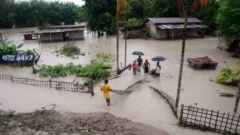 বন্যায় বিপুল ক্ষতিগ্রস্ত আসাম। চার দিনের প্রবল বৃষ্টিতে জলের তলায় ২,৪০৯ টি গ্রাম। মৃত্যু ৮৭ জনের। বন্যায় বিপুল ক্ষতিগ্রস্ত আসাম। চার দিনের প্রবল বৃষ্টিতে জলের তলায় ২,৪০৯ টি গ্রাম। মৃত্যু ৮৭ জনের।
