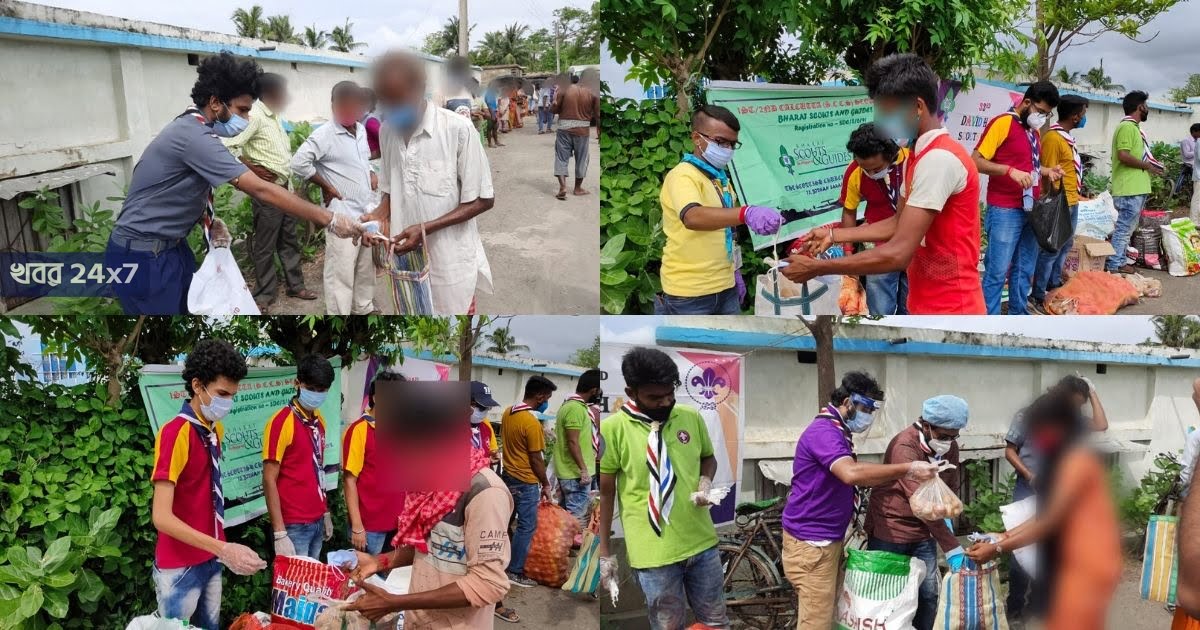 আমফান দুর্গতদের পাশে দাঁড়াল স্কটিশ ও হেয়ার স্কুলের স্কাউট গ্রুপ আমফান দুর্গতদের পাশে দাঁড়াল স্কটিশ ও হেয়ার স্কুলের স্কাউট গ্রুপ