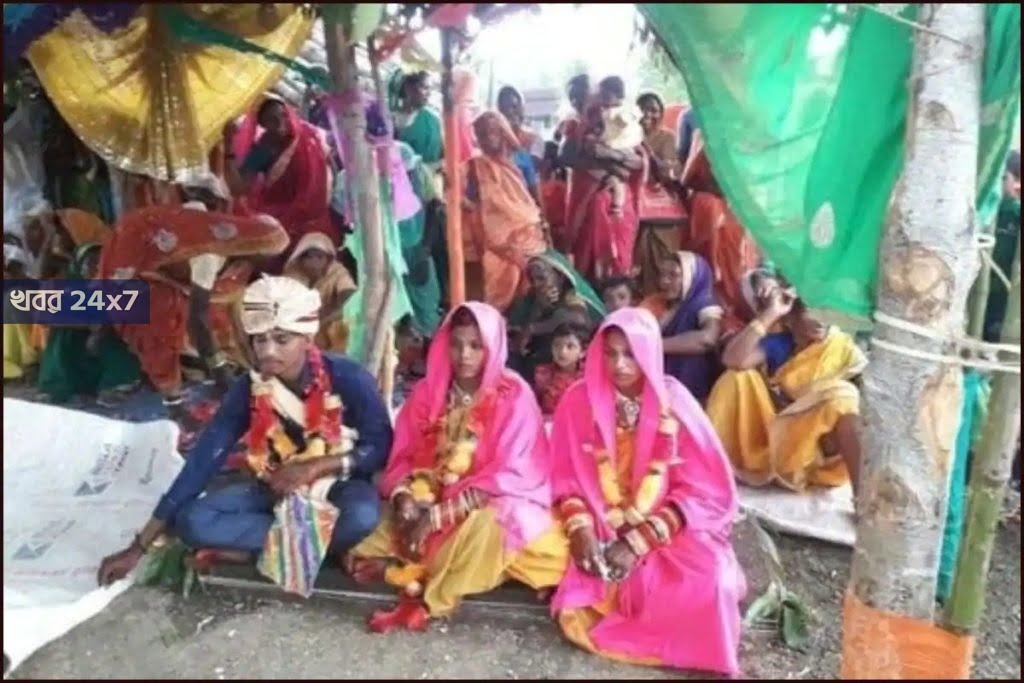 ঝামেলা মেটাতে লাভ ও অ্যারেঞ্জ বিয়ে একসঙ্গে করলেন যুবক! ভাইরাল হল ছবি