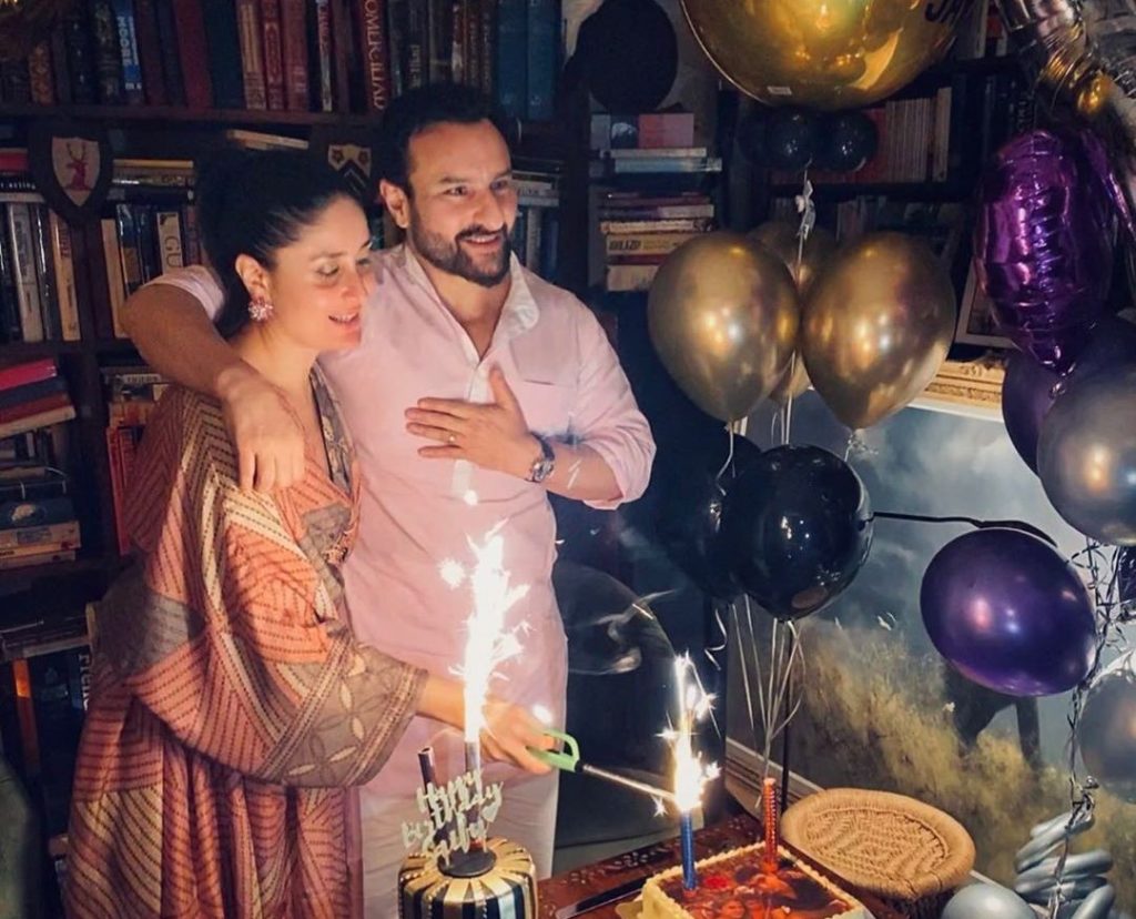 পঞ্চাশে পা দিলেন ছোটে নবাব, সপরিবারে ঘরোয়া পার্টিতেই বিশেষ দিন উদযাপন সইফের saif kareena on saif birthday
