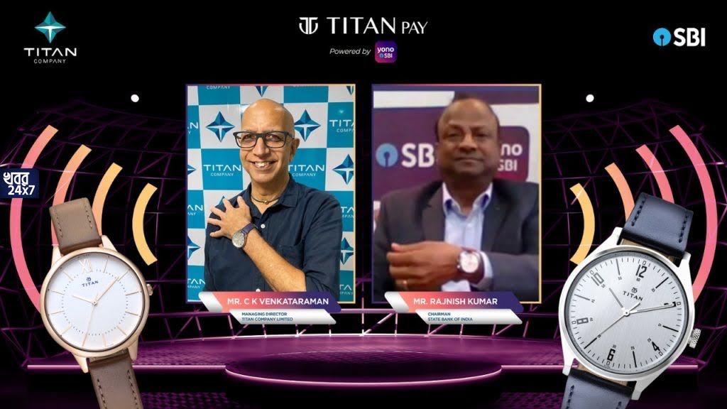Titan and SBI together launched Indias first Contactless payment watch named Titan Pay Watch