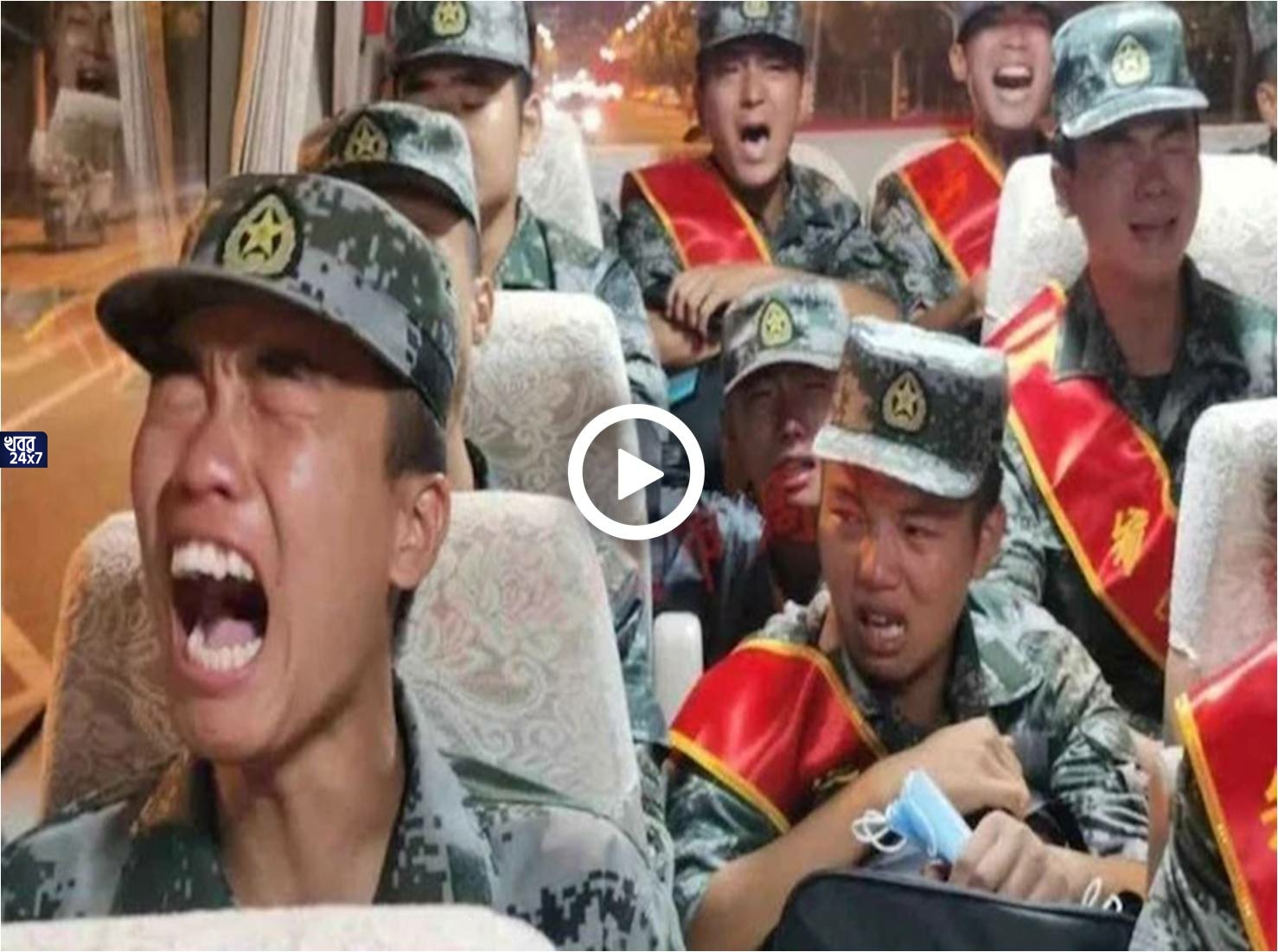 china army crying