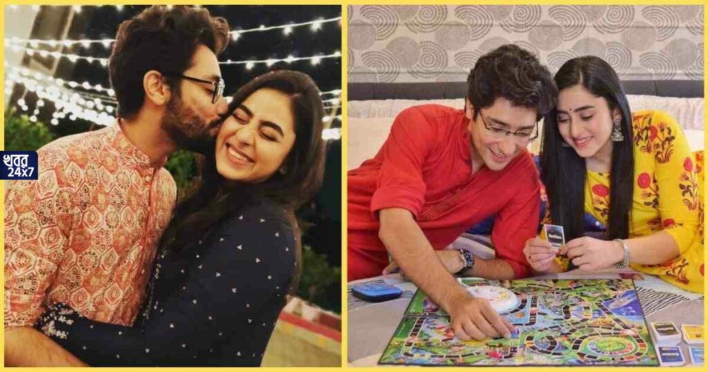 ঋদ্ধিমার গালে চুম্বন আঁকলেন গৌরব, জমে গেলো পুজো প্রেম