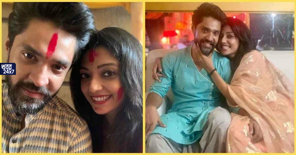 চরম প্রেমে মগ্ন দেবলীনা-গৌরব, পুজোর প্রেম ধরা পড়ল সোশ্যাল মিডিয়ার ফ্রেমে Gourab and Deblina shared different photos of them got viral instantly