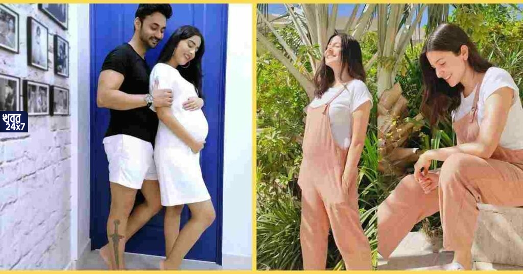 Amrita Rao and Anushka Sharma shared photo with baby bump