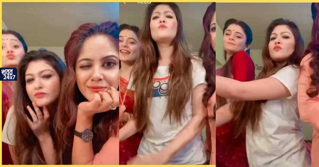 Video: “লড়কি বিউটিফুল কর গয়ি চুল” গানে উদ্দাম নেচে নেটদুনিয়ায় ভাইরাল তিন বান্ধবী Video: “লড়কি বিউটিফুল কর গয়ি চুল” গানে উদ্দাম নেচে নেটদুনিয়ায় ভাইরাল তিন বান্ধবী