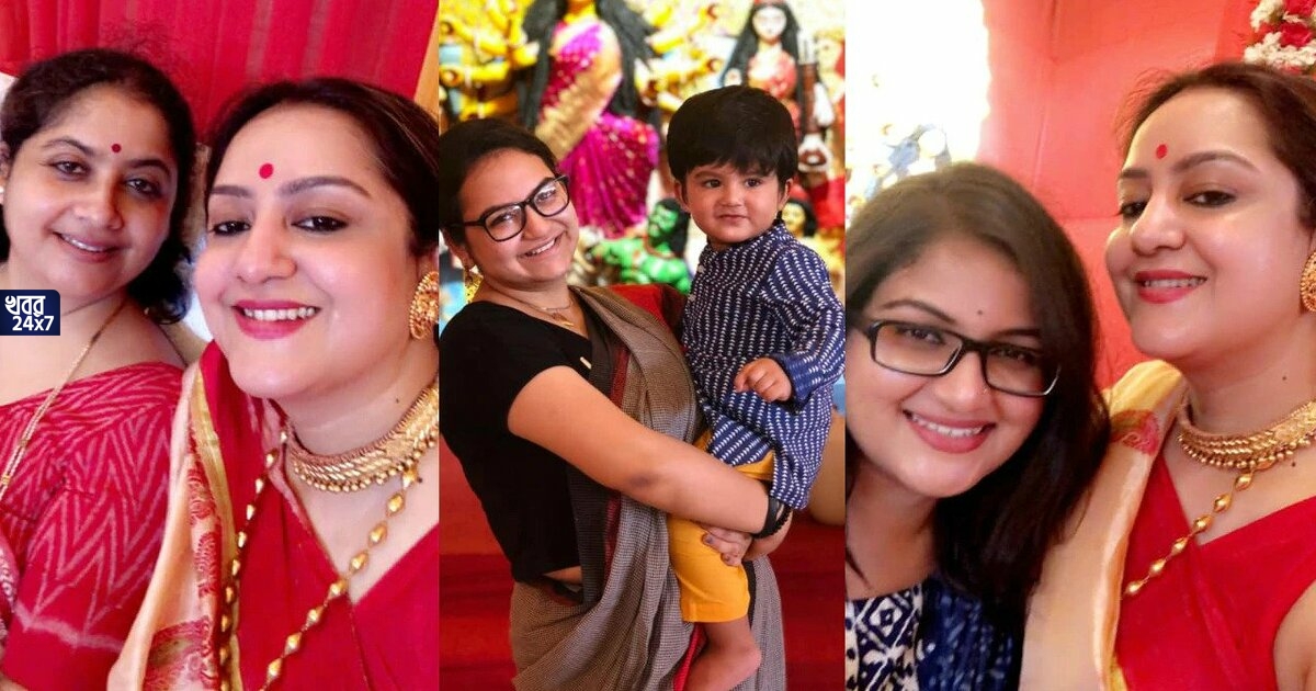 Sudipa Chatterjee enjoys her family’s Durga Puja with pomp and grandeur