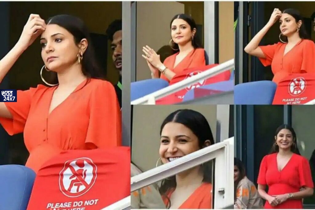 লাল পোশাকে স্পষ্ট অনুষ্কার বেবি বাম্প, সোশ্যাল মিডিয়ায় ভাইরাল এই ছবি