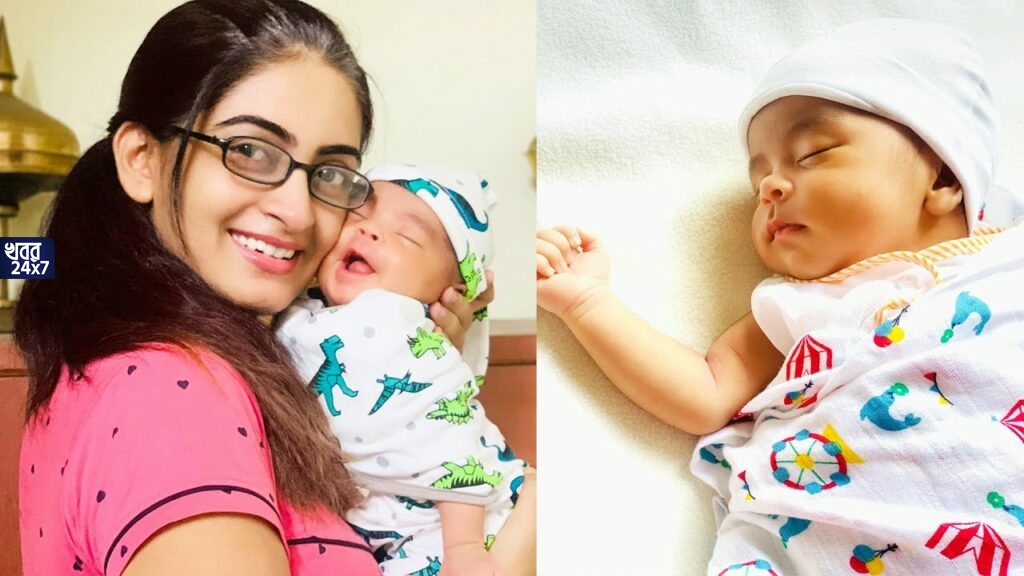 পুচকি মেয়েকে আদর, পুজোতেই সদ্যোজাত সন্তানের ছবি শেয়ার করলেন অঙ্কিতা