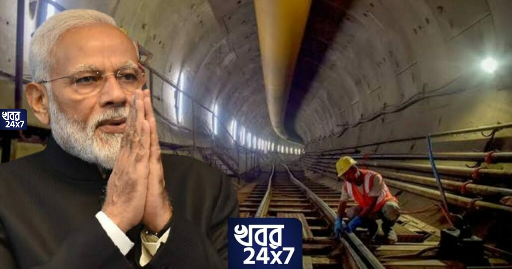 ভোটের মুখে প্রধানমন্ত্রী'র তৎপরতায় কাটল বিমানবন্দর-বারাসাত মেট্রোর জমিজট modi east west metro