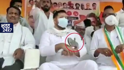 VIDEO: ভরা জনসভায় তেজস্বী যাদবকে লক্ষ্য করে ছোঁড়া হল জুতো, ক্ষুব্ধ আরজেডি
