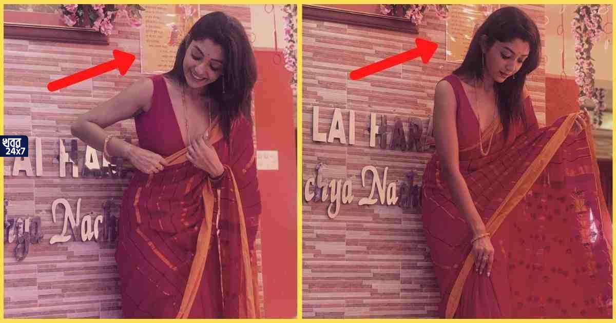 Devlina Kumar was trolled for clicking pictures in front of Bhagwat Geeta’s photo