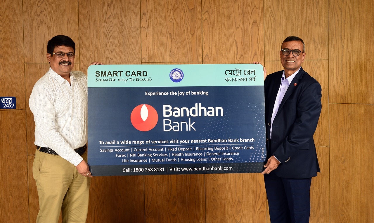 bandhan bank kolkata metro smart card