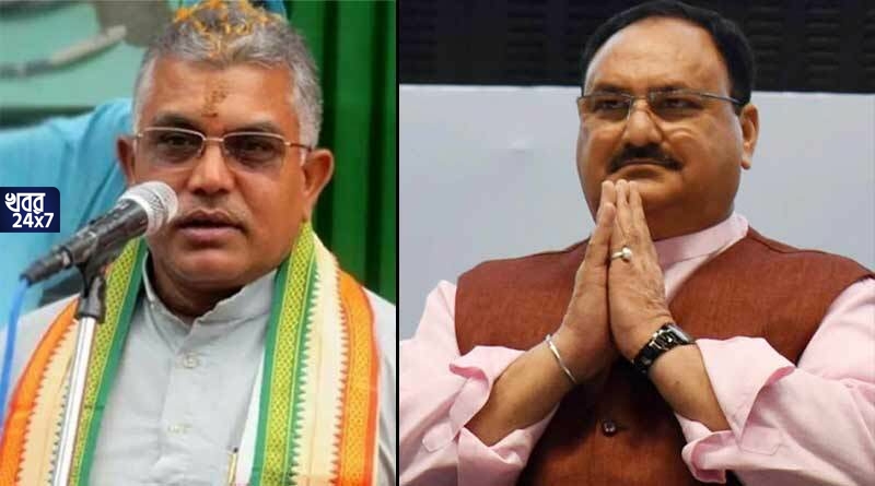 মমতার রাজ্যে নিরাপত্তাহীন জে পি নাড্ডা, গাফিলতি পুলিশের, অভিযোগ জানিয়ে অমিত শাহকে চিঠি দিলীপ ঘোষের