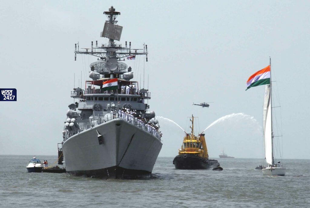 বলশালী নৌসেনা! চীন মোকাবিলায় ভারত মহাসাগরে ১২০টির বেশি রণতরী মোতায়েন করল কেন্দ্র বলশালী নৌসেনা! চীন মোকাবিলায় ভারত মহাসাগরে ১২০টির বেশি রণতরী মোতায়েন করল কেন্দ্র