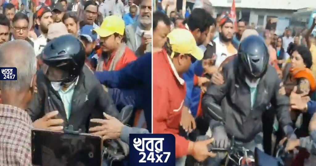 ছেলের সঙ্গে ডাক্তার দেখাতে যাচ্ছিলেন, উগ্র বাম ধর্মঘটীদের হাতে আক্রান্ত বৃদ্ধ