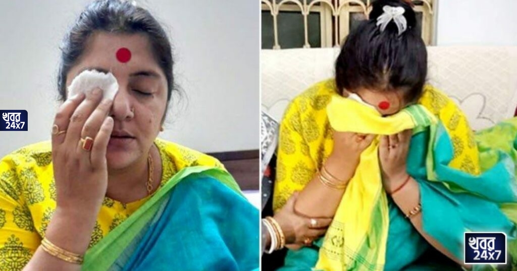 WB Election 2021: প্রচারে বেরিয়ে বিপত্তি! লকেটের চোখ রং ছোঁড়ার অভিযোগ, সন্দেহের তীর তৃণমূলের দিকে WB Election 2021: প্রচারে বেরিয়ে বিপত্তি! লকেটের চোখ রং ছোঁড়ার অভিযোগ, সন্দেহের তীর তৃণমূলের দিকে