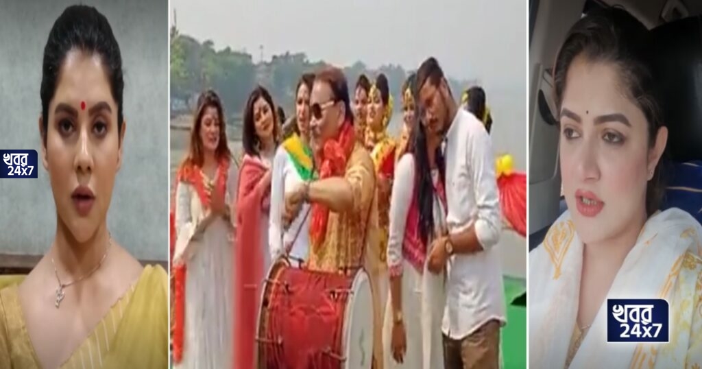 দোলের দিন মদন মিত্রের সঙ্গে গঙ্গাবক্ষে দোল উৎসব পালন, কটাক্ষের মুখে পড়ে সাফাই দিলেন শ্রাবন্তী ও পায়েল