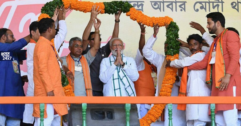 ভোটের আবহে দিন বদলের গান বাঁধল বিজেপি, ঝড় উঠেছে নেটপাড়ায়