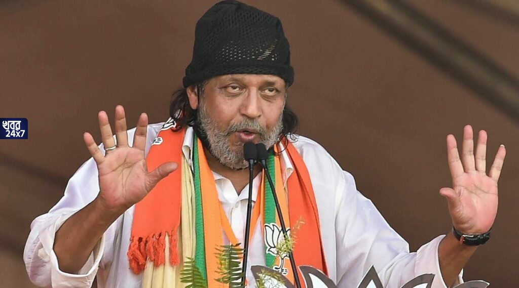 এতদিনে কোনও পরিবর্তন হয়নি বাংলায়, এবার সোনার বাংলা হবে: মিঠুন Mithun Chakraborty, FIR filed, Bowbazar Police Station, derogatory comment, BJP Leader