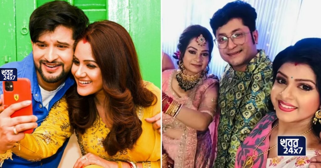 বিয়ে সারলেন 'কৃষ্ণকলি' পরিবারের বড় ছেলে 'কৌশিক ভট্টাচার্য!' জমিয়ে আনন্দ করলেন সস্ত্রীক ছোট ভাই 'নীল-তৃণা' বিয়ে সারলেন 'কৃষ্ণকলি' পরিবারের বড় ছেলে 'কৌশিক ভট্টাচার্য!' জমিয়ে আনন্দ করলেন সস্ত্রীক ছোট ভাই 'নীল-তৃণা'