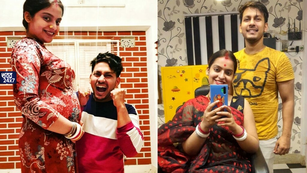 ছেলেকে কোলে নিয়ে মধুবনী, পাশে দাঁড়িয়ে সকলকে নববর্ষের শুভেচ্ছা জানালেন ‘খড়কুটো’র রূপাঞ্জন ছেলেকে কোলে নিয়ে মধুবনী, পাশে দাঁড়িয়ে সকলকে নববর্ষের শুভেচ্ছা জানালেন ‘খড়কুটো’র রূপাঞ্জন