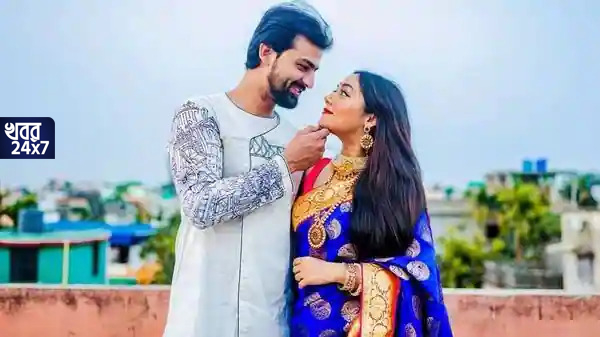 বিয়ের পর প্রথম ১লা বৈশাখ! সাবেকি সাজে ধরা দিলেন  প্রমিতা-রুদ্রজিৎ দম্পতি
