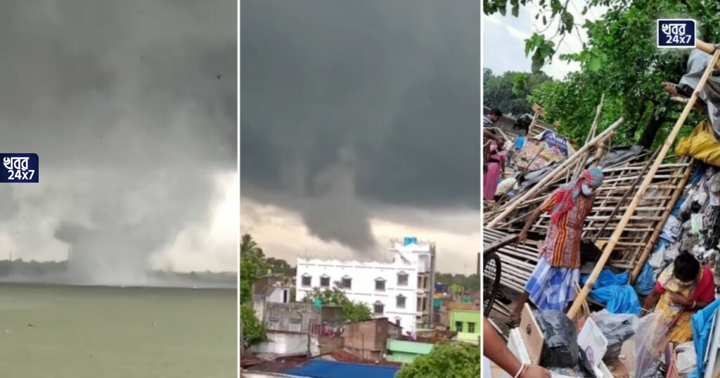 যশের আগে ছোটোখাটো টর্নেডো ব্যান্ডেল-নৈহাটিতে, ভাঙল গাছ-দোকান, বজ্রাঘাতে মৃত ২