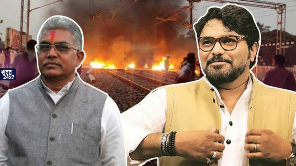 ‘তৃণমূল ওঁকে ঝুনঝুনি দেবে, আর কিছুই দেবে না, সবটাই লোক খাওয়ানোর গল্প’, হঠাৎ বাবুলকে কেন এই ভাষায় বিঁধলেন দিলীপ ঘোষ? ‘তৃণমূল ওঁকে ঝুনঝুনি দেবে, আর কিছুই দেবে না, সবটাই লোক খাওয়ানোর গল্প’, হঠাৎ বাবুলকে কেন এই ভাষায় বিঁধলেন দিলীপ ঘোষ?