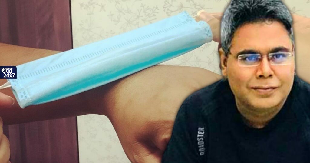 রাখির জায়গায় হাতে পরলেন মাস্ক! অভিনব কায়দায় 'রক্ষাবন্ধন' পালন করলেন মীর আফসার আলি, শোরগোল নেটপাড়ায়