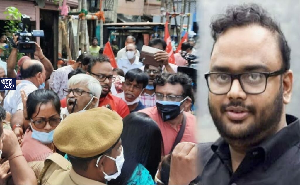মমতায় পাড়ায় প্রচারে এবার পুলিশি বাধা সিপিএমকে, পুলিশের সঙ্গে বচসা, ধাক্কাধাক্কিতে জড়ান বামপ্রার্থী, আহত ১ মমতায় পাড়ায় প্রচারে এবার পুলিশি বাধা সিপিএমকে, পুলিশের সঙ্গে বচসা, ধাক্কাধাক্কিতে জড়ান বামপ্রার্থী, আহত ১