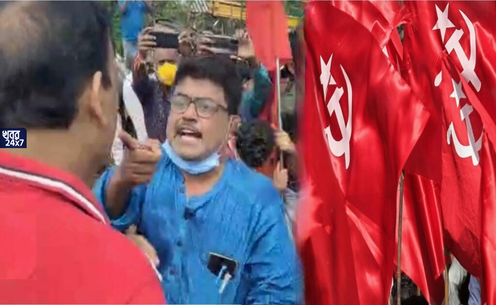বিধানসভায় আসন শূন্য কিন্তু তাও যায়নি মারমুখী বামপন্থা, অবরোধ তুলতে বলায় বাইক আরোহীকে চড় মারলেন সিপিএম নেতা