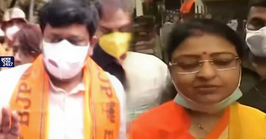মমতার ওয়ার্ডে প্রচারে গেলে বিজেপিকে বাধা, পুলিশের সঙ্গে বচসায় জড়ালেন বিজেপির রাজ্য সভাপতি, কটাক্ষ তৃণমূলের মমতার ওয়ার্ডে প্রচারে গেলে বিজেপিকে বাধা, পুলিশের সঙ্গে বচসায় জড়ালেন বিজেপির রাজ্য সভাপতি, কটাক্ষ তৃণমূলের