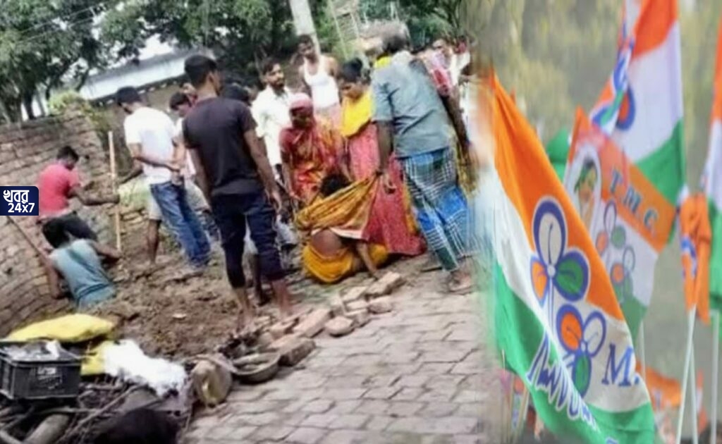 নিজের বাড়ির বিদ্যুৎ পরিষেবার জন্য ট্রান্সফরমার বসাতে দিনমজুরের বাড়ি ভাঙলেন তৃণমূল নেতা, বাধা দেওয়ায় গৃহকর্ত্রীকে বিবস্ত্র করে মারধর নিজের বাড়ির বিদ্যুৎ পরিষেবার জন্য ট্রান্সফরমার বসাতে দিনমজুরের বাড়ি ভাঙলেন তৃণমূল নেতা, বাধা দেওয়ায় গৃহকর্ত্রীকে বিবস্ত্র করে মারধর