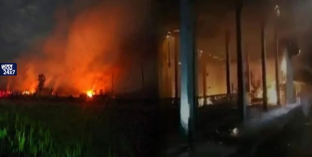 হিংসা অব্যাহত বাংলাদেশে, রংপুরের জেলেপল্লীতে আগুন ধরিয়ে দেওয়া হল হিন্দুদের বাড়িতে