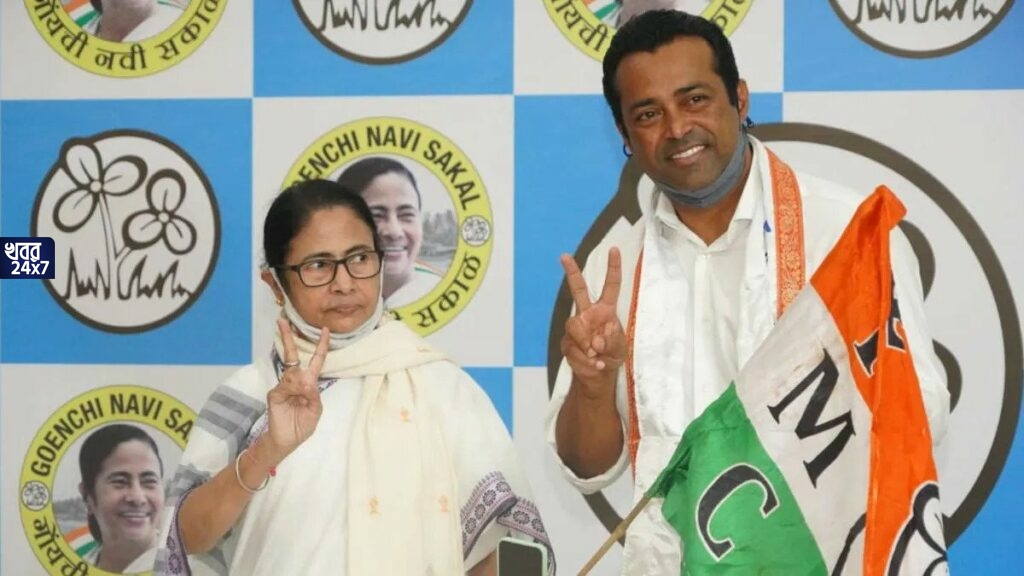 গোয়ায় পৌঁছেই বড় চমক দিলেন মমতা, তৃণমূলে যোগ দিলেন টেনিস তারকা লিয়েন্ডার পেজ