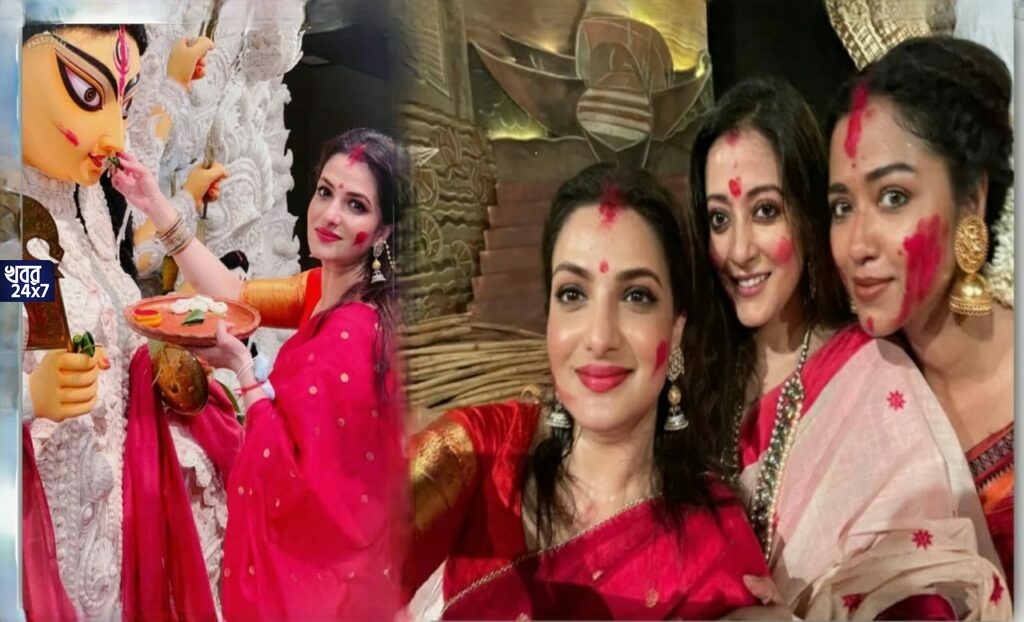 'অবিবাহিত হয়ে সিঁদুর কি এমনি এমনি পড়া যায়!' সিঁদুর খেলার ছবি শেয়ার করে নেটিজেনদের প্রশ্নের মুখে রাইমা-সোহিনী ও তনুশ্রী 'অবিবাহিত হয়ে সিঁদুর কি এমনি এমনি পড়া যায়!' সিঁদুর খেলার ছবি শেয়ার করে নেটিজেনদের প্রশ্নের মুখে রাইমা-সোহিনী ও তনুশ্রী