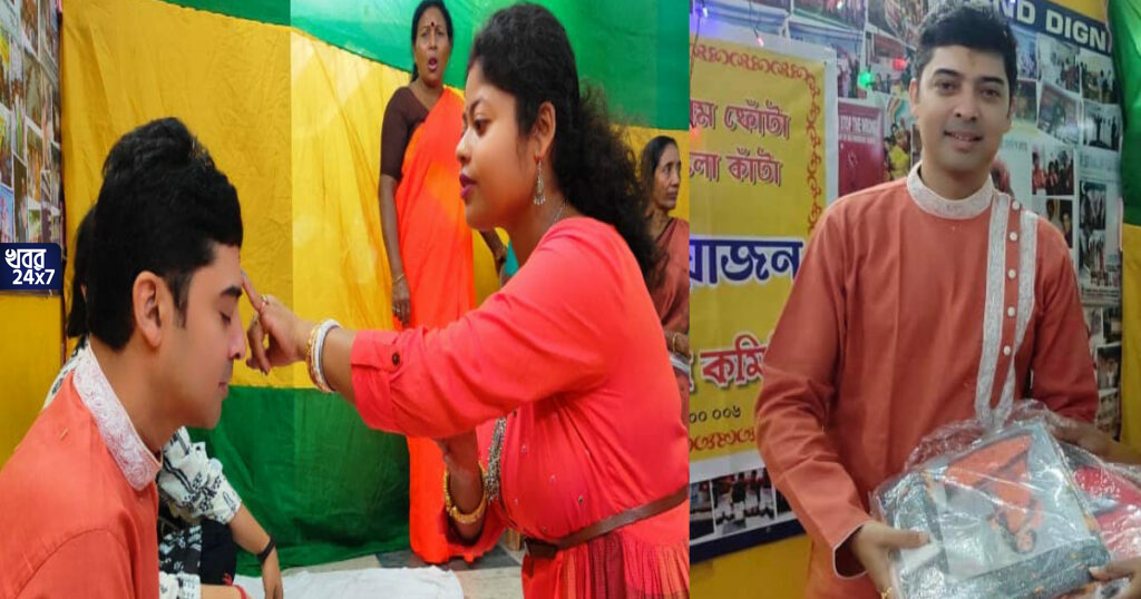 সোনাগাছির যৌনকর্মীদের থেকে ভাইফোঁটা নিলেন অভিনেতা ভাস্বর চট্টোপাধ্যায়, আন্তরিকতায় মুগ্ধ নেটবাসী সোনাগাছির যৌনকর্মীদের থেকে ভাইফোঁটা নিলেন অভিনেতা ভাস্বর চট্টোপাধ্যায়, আন্তরিকতায় মুগ্ধ নেটবাসী