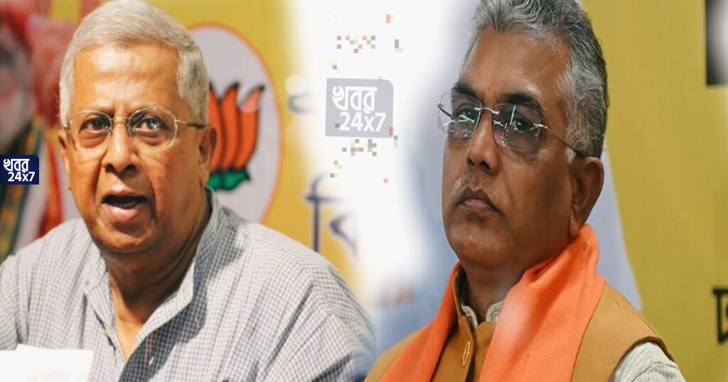 ‘এ হেঃ, ইংরেজিটা কেউ একটু দেখে দিতে পারে না’, সুব্রতর প্রয়াণে ইংরেজিতে টুইট করা নিয়ে দিলীপকে কটাক্ষ তথাগতর
