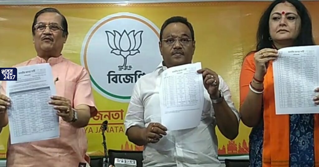 বড় চমক বিজেপির, কলকাতা পুরভোটে সব ওয়ার্ডে প্রার্থী দিল গেরুয়া শিবির, প্রাধান্য দেওয়া হল মহিলাদের বড় চমক বিজেপির, কলকাতা পুরভোটে সব ওয়ার্ডে প্রার্থী দিল গেরুয়া শিবির, প্রাধান্য দেওয়া হল মহিলাদের