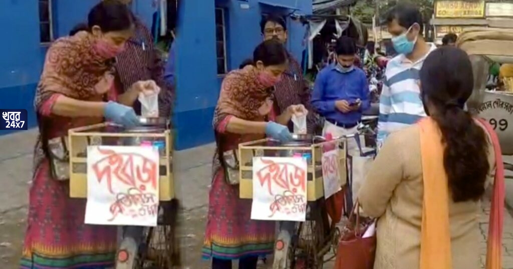 শ্বশুরবাড়ির অত্যাচারে ঘরছাড়া, ছোট্ট মেয়েকে মানুষ করার স্বপ্ন নিয়ে রাস্তায় রাস্তায় দইবড়া বিক্রি করছেন স্নাতক সুনীতা শ্বশুরবাড়ির অত্যাচারে ঘরছাড়া, ছোট্ট মেয়েকে মানুষ করার স্বপ্ন নিয়ে রাস্তায় রাস্তায় দইবড়া বিক্রি করছেন স্নাতক সুনীতা