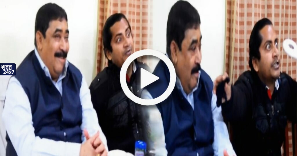 অঙ্গভঙ্গিতে ঠিক যেন অনুব্রত মণ্ডল, তৃণমূল নেতার পাশে বসেই তাঁকে নকল করলেন মিমিক্রি শিল্পী, হেসেই খুন ‘কেষ্টদা’